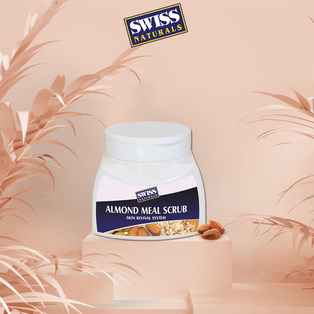 Almond Meal Scrub - Natural Exfoliator for Smooth Skin - Swiss Naturals Pakistan
