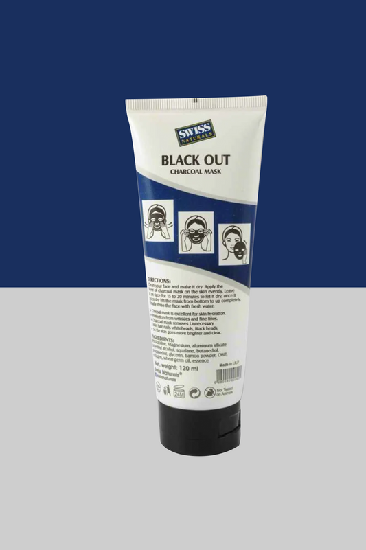 Black Out Charcoal Mask - Swiss Naturals 