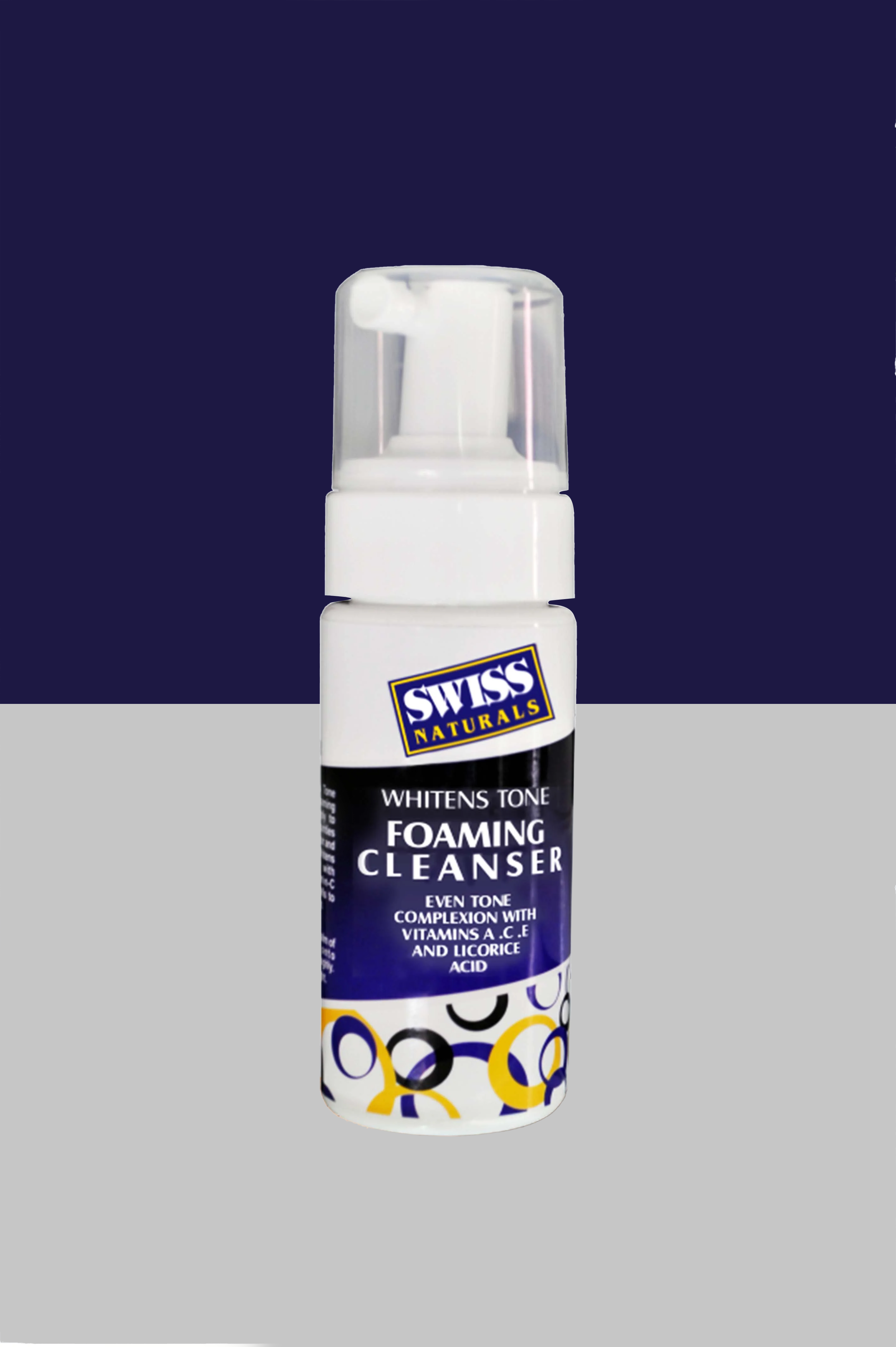 Whitens Tone Foaming Cleanser for Radiant Skin - Swiss Naturals 