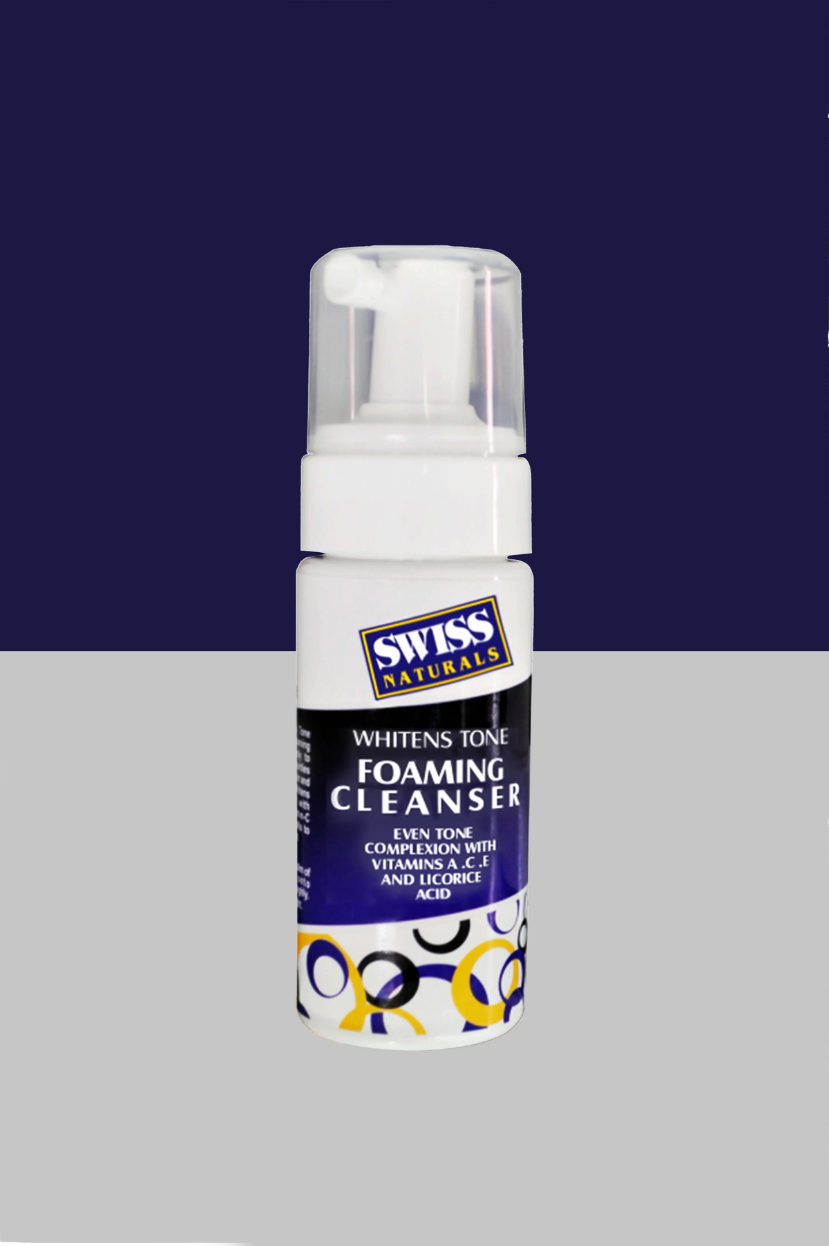 Whitens Tone Foaming Cleanser for Radiant Skin - Swiss Naturals 