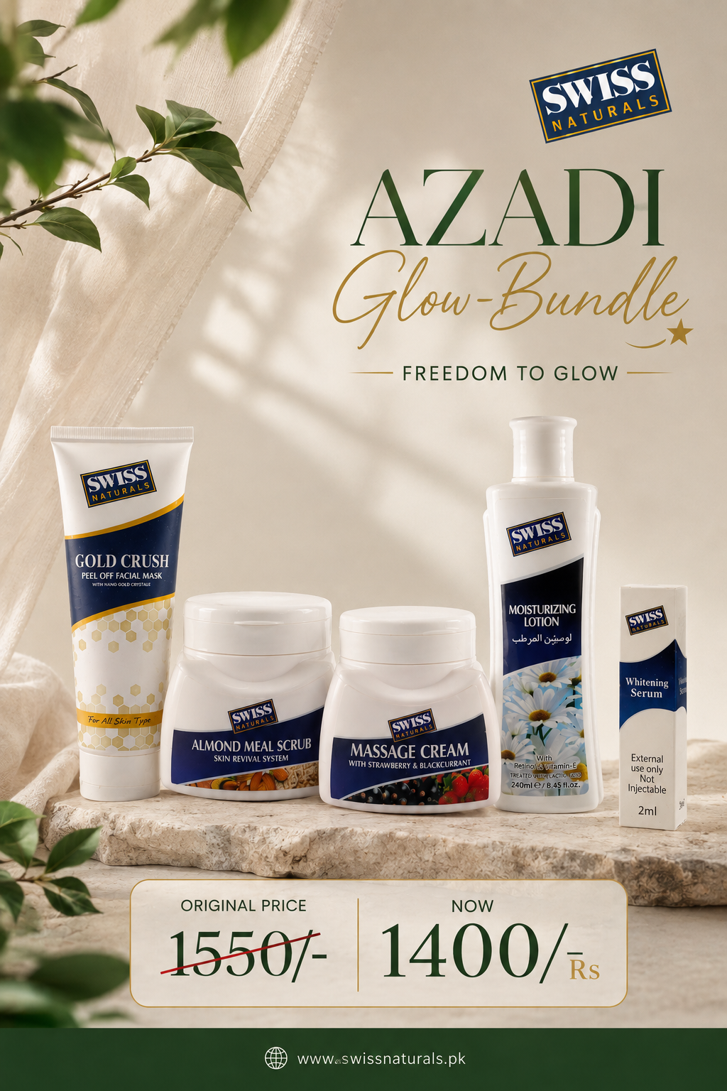 Azadi Glow Bundle – Freedom to Glow by Swiss Naturals
