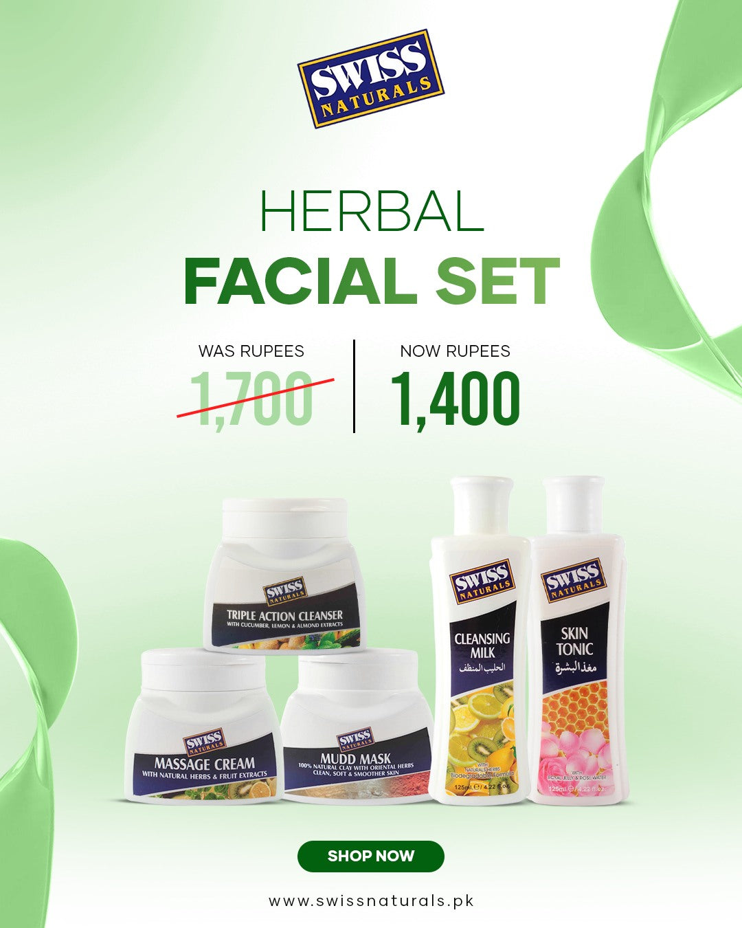 Herbal Facial set - Swiss Naturals 