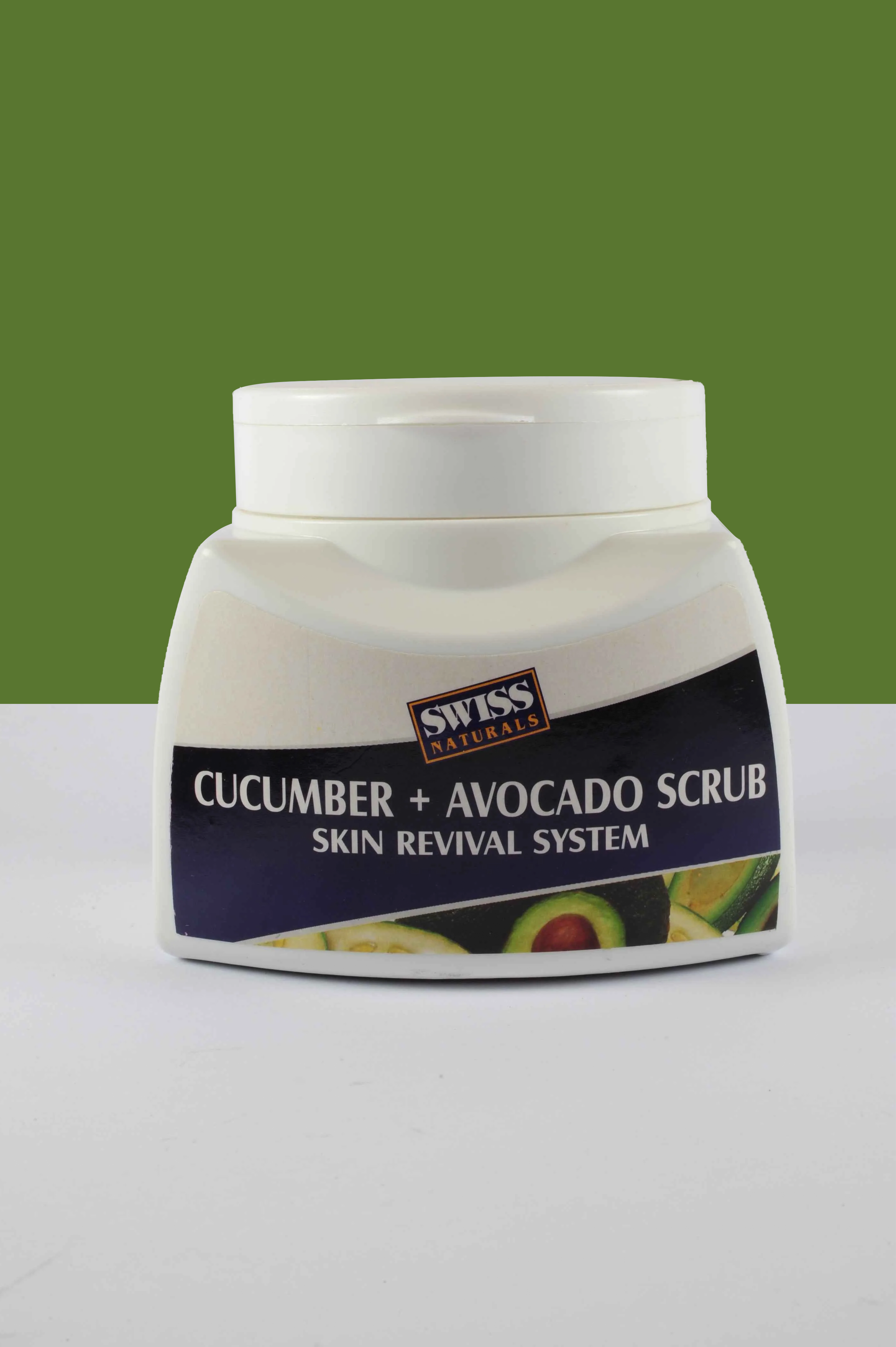 Scrub Cucumber & Avocado - Natural Exfoliator - Swiss Naturals