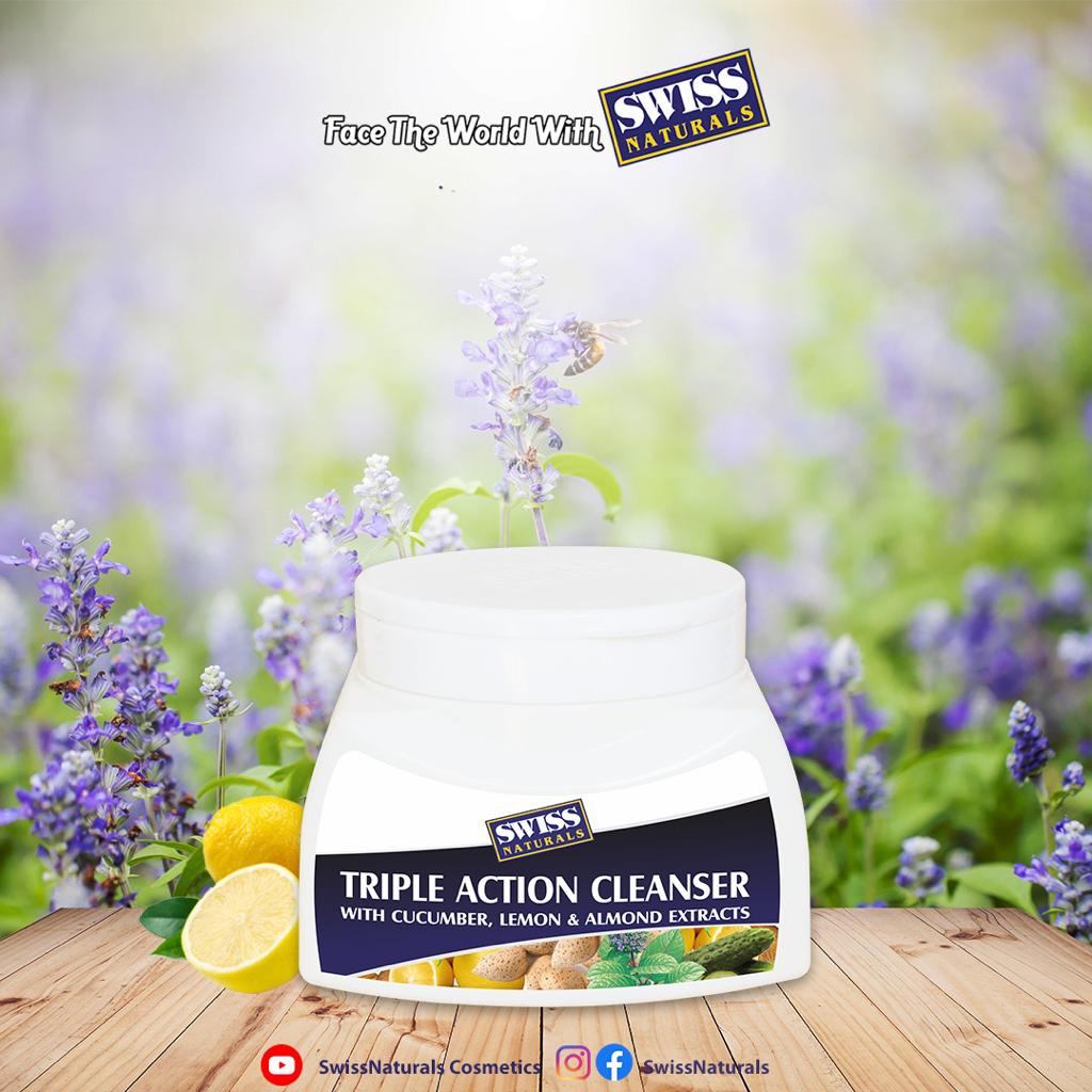 Triple Action Cleanser - Mild Cleanser  - Swiss Naturals Pakistan